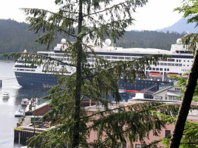 Cruise Ship in Ketchikan