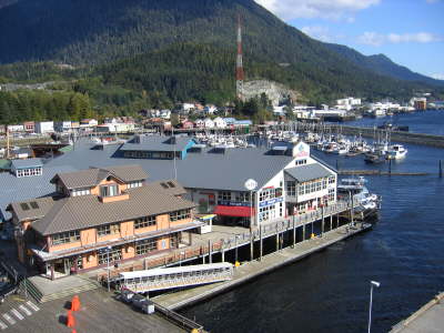 Onboard View of Ketchikan